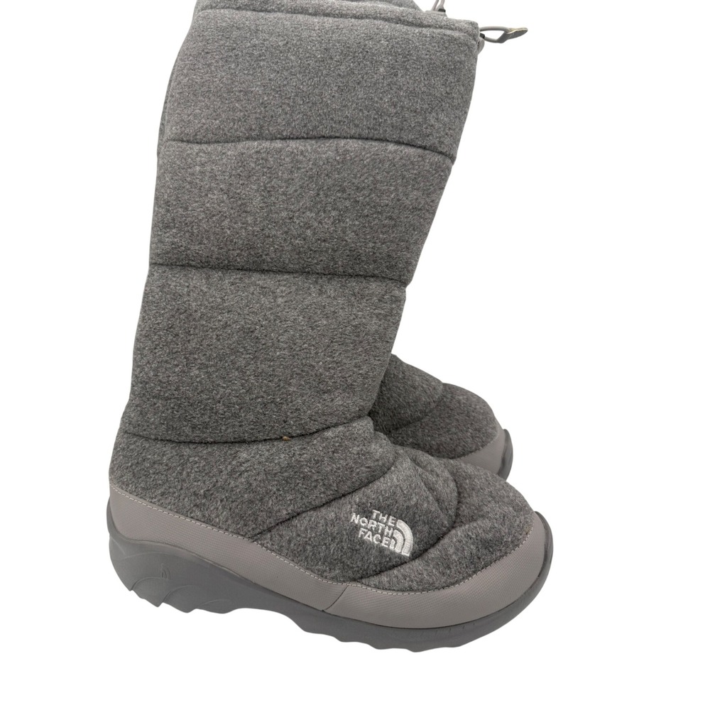 The North Face Heatseeker 200g Insulated Snow Boots Grey Womens 10 FE4 TB1Y